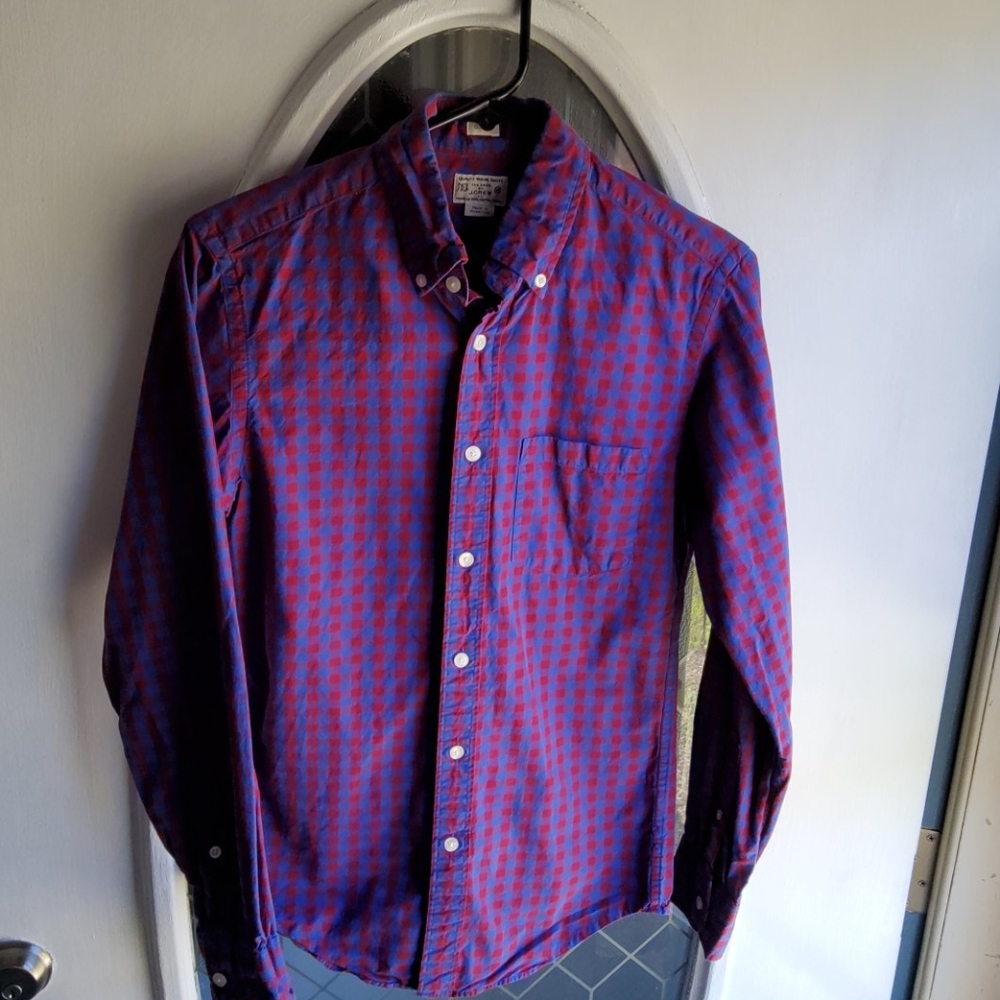 JCrew factory washed button-down
